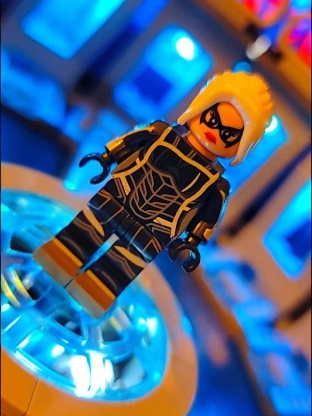 Spiderman Black Cat Minifigure Lego Compatible
